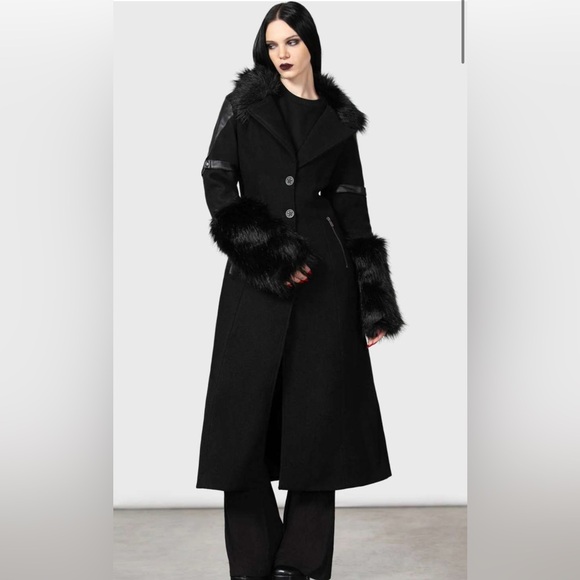 Killstar Jackets & Blazers - Killstar Madame mayhem penny lane coat size extra large